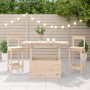 Mesa de jardín madera maciza de pino 100x50x75 cm de , Mesas de jardín - Ref: Foro24-844908, Precio: 60,02 €, Descuento: %