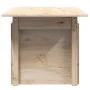 Mesa de jardín madera maciza de pino 100x50x75 cm de , Mesas de jardín - Ref: Foro24-844908, Precio: 59,46 €, Descuento: %