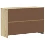 Aparador SAUDA madera maciza pino color roble 114x43x75,5 cm de , Aparadores - Ref: Foro24-377601, Precio: 175,90 €, Descuent...