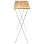 Mesa consola con borde natural madera mango maciza 105x33x76 cm de , Mesas consola - Ref: Foro24-372764, Precio: 143,49 €, De...