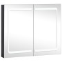Mueble de baño con espejo LED 80x12,2x68 cm de vidaXL, Tocadores de baño - Ref: Foro24-325545, Precio: 173,01 €, Descuento: %