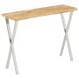 Console table with natural edge solid mango wood 105x33x76 cm by , console tables - Ref: Foro24-372764, Price: 126,53 €, Disc...