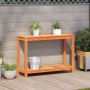 Mesa de plantación y estante madera maciza marrón 108x35x75 cm de , Soportes para macetas - Ref: Foro24-844630, Precio: 91,20...