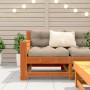 Sofá jardín con reposabrazos y cojín madera pino marrón cera de , Sofás de exterior - Ref: Foro24-844922, Precio: 97,04 €, De...