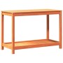 Mesa de plantación y estante madera maciza marrón 108x50x75 cm de , Soportes para macetas - Ref: Foro24-844632, Precio: 76,96...