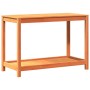 Mesa de plantación y estante madera maciza marrón 108x50x75 cm de , Soportes para macetas - Ref: Foro24-844632, Precio: 76,96...