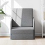 Sillón convertible tela gris claro en Sillones | Comprar online en Foru.es