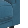 Sofá con cojines 2 plazas terciopelo azul de , Sofás - Ref: Foro24-372640, Precio: 246,78 €, Descuento: %