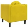 Armchair with yellow velvet cushion by , Sofas - Ref: Foro24-372628, Price: 156,67 €, Discount: %