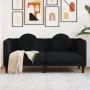 Sofá con cojines 2 plazas terciopelo negro de , Sofás - Ref: Foro24-372637, Precio: 235,50 €, Descuento: %