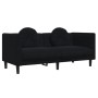 Sofá con cojines 2 plazas terciopelo negro de , Sofás - Ref: Foro24-372637, Precio: 241,52 €, Descuento: %