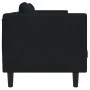 Sofá con cojines 2 plazas terciopelo negro de , Sofás - Ref: Foro24-372637, Precio: 235,50 €, Descuento: %