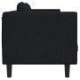 Sofá con cojines 2 plazas terciopelo negro de , Sofás - Ref: Foro24-372637, Precio: 241,52 €, Descuento: %