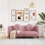 Sofá con cojines 2 plazas terciopelo rosa de , Sofás - Ref: Foro24-372635, Precio: 237,57 €, Descuento: %