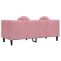 Sofá con cojines 2 plazas terciopelo rosa de , Sofás - Ref: Foro24-372635, Precio: 241,30 €, Descuento: %