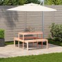 Mesa de pícnic madera maciza Douglas 110x134x75 cm de , Mesas de jardín - Ref: Foro24-832560, Precio: 91,10 €, Descuento: %