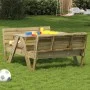 Mesa de pícnic para niños madera pino impregnada 88x122x58 cm de , Mesas de jardín - Ref: Foro24-832605, Precio: 126,55 €, De...