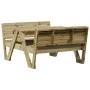 Mesa de pícnic para niños madera pino impregnada 88x122x58 cm de , Mesas de jardín - Ref: Foro24-832605, Precio: 126,55 €, De...
