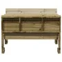 Mesa de pícnic para niños madera pino impregnada 88x122x58 cm de , Mesas de jardín - Ref: Foro24-832605, Precio: 126,55 €, De...