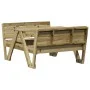Mesa de pícnic para niños madera pino impregnada 88x122x58 cm de , Mesas de jardín - Ref: Foro24-832605, Precio: 126,55 €, De...