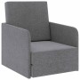 Sillón convertible tela gris claro en Sillones | Comprar online en Foru.es