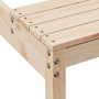 Mesa de pícnic madera maciza de pino 160x134x75 cm de , Mesas de jardín - Ref: Foro24-832562, Precio: 155,23 €, Descuento: %