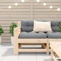 Sofá de jardín con reposabrazos y cojín madera maciza de pino de , Sofás de exterior - Ref: Foro24-844920, Precio: 92,03 €, D...