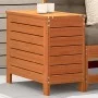 Taburete de jardín madera de pino marrón cera 62x31,5x52 cm de , Sofás modulares de exterior - Ref: Foro24-844890, Precio: 61...