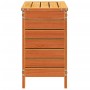 Taburete de jardín madera de pino marrón cera 62x31,5x52 cm de , Sofás modulares de exterior - Ref: Foro24-844890, Precio: 62...