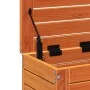 Taburete de jardín madera de pino marrón cera 62x31,5x52 cm de , Sofás modulares de exterior - Ref: Foro24-844890, Precio: 61...