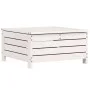Taburete de jardín madera maciza de pino blanco 62x63,5x32 cm de , Sofás de exterior - Ref: Foro24-844899, Precio: 84,02 €, D...