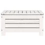 Taburete de jardín madera maciza de pino blanco 62x63,5x32 cm de , Sofás de exterior - Ref: Foro24-844899, Precio: 84,02 €, D...