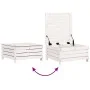 Taburete de jardín madera maciza de pino blanco 62x63,5x32 cm de , Sofás de exterior - Ref: Foro24-844899, Precio: 84,02 €, D...