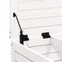 Taburete de jardín madera maciza de pino blanco 62x63,5x32 cm de , Sofás de exterior - Ref: Foro24-844899, Precio: 84,02 €, D...