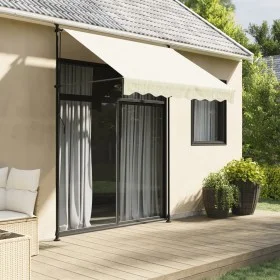 Toldo retráctil tela y acero crema 200x150 cm de , Toldos - Ref: Foro24-368745, Precio: 75,72 €, Descuento: %