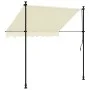 Toldo retráctil tela y acero crema 200x150 cm de , Toldos - Ref: Foro24-368745, Precio: 75,72 €, Descuento: %