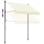 Toldo retráctil tela y acero crema 200x150 cm de , Toldos - Ref: Foro24-368745, Precio: 75,72 €, Descuento: %