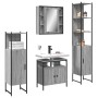 Set de armario de baño 4 pzas madera contrachapada gris sonoma de , Muebles de baño - Ref: Foro24-3214768, Precio: 254,51 €, ...