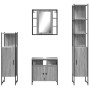Set de armario de baño 4 pzas madera contrachapada gris sonoma de , Muebles de baño - Ref: Foro24-3214768, Precio: 254,51 €, ...