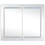 Mueble de baño con espejo LED 80x12,2x68 cm de vidaXL, Tocadores de baño - Ref: Foro24-325545, Precio: 173,01 €, Descuento: %