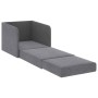 Sillón convertible tela gris claro en Sillones | Comprar online en Foru.es