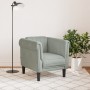 Sillón de terciopelo gris claro de , Sofás - Ref: Foro24-372565, Precio: 134,79 €, Descuento: %