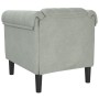 Sillón de terciopelo gris claro de , Sofás - Ref: Foro24-372565, Precio: 134,79 €, Descuento: %
