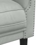 Sillón de terciopelo gris claro de , Sofás - Ref: Foro24-372565, Precio: 134,79 €, Descuento: %