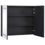 Mueble de baño con espejo LED 80x12,2x68 cm de vidaXL, Tocadores de baño - Ref: Foro24-325545, Precio: 173,01 €, Descuento: %