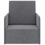 Sillón convertible tela gris claro en Sillones | Comprar online en Foru.es