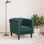 Sillón de terciopelo verde oscuro de , Sofás - Ref: Foro24-372567, Precio: 177,74 €, Descuento: %