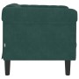 Sillón de terciopelo verde oscuro de , Sofás - Ref: Foro24-372567, Precio: 177,74 €, Descuento: %