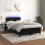 Cama box spring con colchón y LED terciopelo negro 120x190 cm de , Camas y somieres - Ref: Foro24-3270173, Precio: 397,47 €, ...