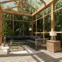 Set de muebles de jardín 6 pzas y cojines ratán sintético gris de vidaXL, Conjuntos de jardín - Ref: Foro24-46809, Precio: 60...